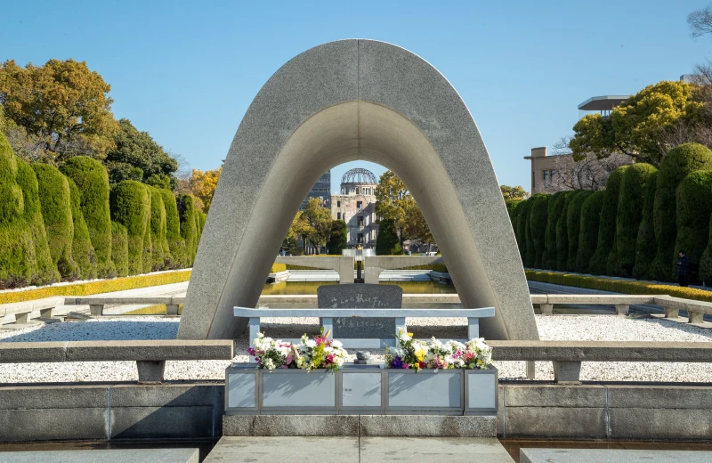 Photos of Atomic Bomb Dome and Hiroshima Peace Memorial Park